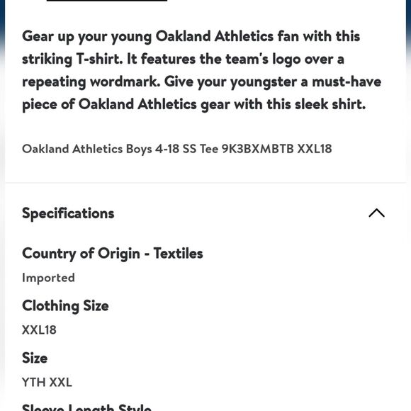 Youth Gold Oakland Athletics Repeat Logo T-Shirt - Picture 6 of 6